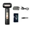 Barbeador Elétrico Recíproco de Quatro Lâminas Personalizado Transfronteiriço, Barbeador Elétrico Totalmente Lavável para Homens