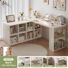 Mesa de Canto, Mesa de Estudo, Estante, Mesa de Toucador Semi-Fechada com Cama Integrada, Mesa de Computador, Mesa para Quarto/Escritório em Casa