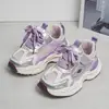 Tênis da moda para meninas 2026 verão novos sapatos infantis sapatos de pai para meninas para crianças maiores sapatos casuais de malha