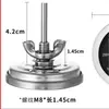Termómetro de horno 52 mm acero inoxidable bimetálico termómetro de barbacoa termómetro de horno BBQ herramientas de barbacoa