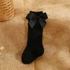 2020 Estilo Español Calcetines Medianos de Lazo de Malla de Color Sólido para Niños Calcetines Explosivos ins Calcetines de Bebé