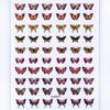 Adesivos de borboleta para manicure transfronteiriços, celebrantes da Internet, adesivos 3D à prova d'água, adesivos coloridos para unhas a laser, adesivos de borboleta para unhas