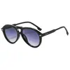 26 Gafas de Sol Nuevas de Moda con Montura Aviador de Doble Puente, Gafas de Sol Personalizadas Retro Estilo Ins para Protección Solar Casual al Aire Libre, Modernas 89320