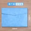 Maletín de cuero para documentos de negocios, bolsa para archivos de papel A4, porta documentos, bolsa para documentos engrosada e impermeable con botón a presión, se puede imprimir con logotipo