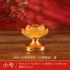 Portavelas de Loto de Colores Lámpara Frontal de Buda Estante para el Hogar Lámpara Larga Brillante Portavelas de Mantequilla Adornos Creativos