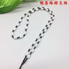 Colgante de cuerda de cuentas de arroz de jade directo de fábrica, colgante de cuerda de jade tejido a mano para hombres y mujeres, venta al por mayor