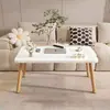 Mesa de Centro Simple Moderna para Apartamentos Pequeños, Uso en el Hogar, Mesa Pequeña para Habitaciones de Alquiler, Mesa de Comedor Simple, Mesa Baja para Personas Perezosas para Sentarse en el Suelo