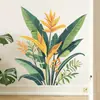 Hs1279Q Pegatinas de Pared Autoadhesivas Originales de Plantas Tropicales Estudio Sala de Estar Casa de Alquiler Atmósfera Fresca Pegatinas Decorativas