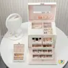 Caja de Joyería de Suministro Directo Transfronterizo, Caja de Almacenamiento de Lujo Ligero, Gran Capacidad, Multicapa, Caja de Almacenamiento de Joyería Grande