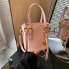 Bolso Cubo Modelo Nuevo 2026 para Mujer, Bolso Sencillo para el Hombro, Bolso de Mano Casual y Elegante Estilo Coreano, Bolso de Hombro y Cruzado de Moda