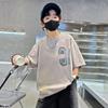 Roupas Infantis Camisetas de Verão para Meninos 2026 Novas Peças Estilosas para Meninos Esportes de Verão Crianças Maiores Camisetas Tendência de Manga Curta Atacado