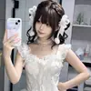 Otoño Invierno Corazón Copo de Nieve Doble Pinza Suave Lindo Bola de Pelo Accesorios para Cola de Caballo Lazo Pequeño Pinza de Pato Pinza para el Cabello Femenina