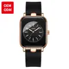 Fabricante de Relojes Olevs Reloj de Cuarzo Hecho a Medida OEM, Diseño Delgado Simple, Reloj Unisex para Mujer, Lujo Ligero