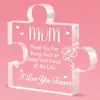 Adornos Decorativos Acrílicos Nuevos Transfronterizos Regalos para el Día del Padre, Día de la Madre, Acción de Gracias para Padre y Madre