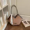 Bolso de Mano Vintage Maillard de Alta Gama para Mujer, Nuevo Otoño 2026 Bolso de Hombro Grande de Gamuza de Nicho