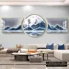 Colgante de Pared de Fondo para Sofá Pintor y Significado de Riqueza Tríptico Moderno de Lujo Ligero Pintura Decorativa Atmosférica de Gama Alta para Sala de Estar