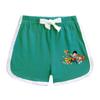 Traje de manga corta para niño y niña del equipo Wangwang, verano dulce estilo occidental, nuevo traje casual de dos piezas de shorts para niña