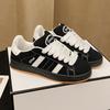 Zapatillas Estilo Americano Xiaolangte para Hombre, Zapatos de Nicho con Acabado de Alta Gama, Nuevas Zapatillas Deportivas Casuales de Dos Rayas de Moda para Pareja de Mujeres