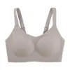 Sujetador sin costuras de gel suave con soporte, minimizador de busto grande, push-up y elevación, talla grande, sujetador inalámbrico para mujer, anti-flacidez