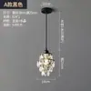Araña de Pasillo Estilo Americano LED Personalizada Luz de Dormitorio Vestidor Lujo Ligero Balcón Estilo Europeo Entrada Techo Accesorios de Iluminación de Cristal