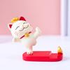 Novo gato artesanal acho que o dinheiro quer grossa boneca fofa mini personalidade pequenos enfeites console central decorações do carro