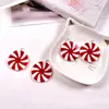 Paleta acrílica transfronteriza pendientes de impresión a doble cara material diy hecho a mano llavero decoración de joyería navideña