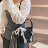Bolsa Saco Minimalista Estilo Coreano para Mulheres, Novo Modelo 2026, Bolsa Transversal Brilhante Estilosa, Bolsa de Ombro Fashion e Tendência