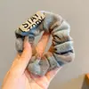 Scrunchie de Alta Qualidade Estilo Coreano para Mulheres, Elástico de Cabelo com Laço de Tecido da Moda, Acessório de Cabelo Corda para Coque Doce e Fofo