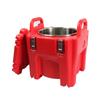 Balde Térmico Comercial de Plástico com Rodas 20L Revestimento de Aço Inoxidável 304 Balde para Sopa de Arroz Barraca de Cantina Balde Duplo Frio e Quente