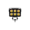 Nuevo Foco para Motocicleta con 8 Ojos, Ventilador, Faro LED de Doble Color, Luz Alta y Baja, Súper Brillante, Doble Fila, Alta Potencia