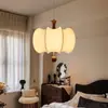 Mesa de Comedor Vintage Estilo Francés, Lámpara Colgante Led, Luz Principal de Dormitorio, Lujo Alto Gama Estilo Americano Crema para Comedor y Estudio