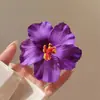 Acessórios de Grampo de Cabelo Flor de Hibisco Artificial Estilo Resort à Beira-Mar Atmosfera de Primavera 2026 Novo Estilo Flor de Cabelo Adorno de Cabeça para Mulheres