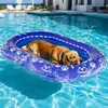 Flotador inflable para mascotas, flotador inflable plegable, flotador inflable para perros, cama flotante para mascotas con cubierta de tela Oxford, disponible en stock para piscinas