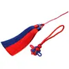Nudo Chino Borlas de Doble Color, Borlas Bicolor para Colgar en el Coche, Accesorios de Ropa, Amuletos de Cuero, Gran Cantidad, Excelente Precio, Borlas