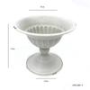 Vaso para Arranjo de Flores Estilo Pastoral Americano, Vaso de Flores de Natal para Mesa de Jantar de Pousada, Vaso Troféu com Duas Alças, Adereço de Fotografia