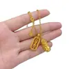 Tienda de Oro Mismo Estilo Set de Collares de Moda Chapados en Oro, Elegante Collar Brújula de Ocho Tesoros, Cadena Larga para Suéter Disco de Calabaza, Estilo Chino Versátil para Mujeres