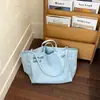Nova Bolsa de Lona Casual Simples Estilo Coreano 2026, Grande Capacidade, Bolsa de Ombro e Transversal Fashion e Versátil