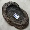 Madera desgastada roble hierro madera de raíz de roble madera nudosa placa de madera maciza posavasos posavasos de taza adorno de mesa para preparación en seco bandeja de madera maciza bandeja
