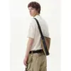 Camisa Polo Texturizada Estilo Old Money Rumeng para Homens, Versátil Caimento Solto Pulôver Casual para Casal Camiseta Top de Manga Curta Texturizada
