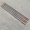 Flechas de Carbono Mixtas, Flechas para Exteriores con Puntas Intercambiables, Adecuadas para Arcos Recurvos de Tiro Recto y Arcos Compuestos, Accesorios Generales de Tiro con Arco