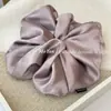 Elástico de Cabelo Satinado Estilo Coreano, Preguiçoso, com Estampa Floral, Prendedor de Cabelo de Alta Qualidade, Acessório de Cabelo Moderno e Versátil