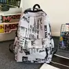 Mochila Escolar Nuevo Estilo Coreano Graffiti Estilo Ins Mochila Escolar Primaria Niño Mochila Escolar Gran Capacidad Mochila Escolar Sencilla