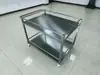 Carro Volteador de Acero Inoxidable 304 Carro de Transferencia de Materiales para Fábrica de Alimentos y Farmacéutica Taller Limpio Libre de Polvo Cubeta Camión Cisterna