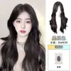 Peluca para Mujer, Cabellera Completa, Cabello Artificial, Moderna, Desenfadada, Voluminosa, Cabello Largo Rizado, Natural Elegante, Ondas Grandes, Peluca Versátil para Mujer
