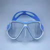 Máscara de buceo de marco grande al por mayor del fabricante vidrio templado equipo de snorkel para adultos máscara de PVC se puede emparejar con tubo de snorkel