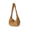 Bolso cruzado de hombro nuevo de nailon ligero de nicho coreano, unisex, versátil, ideal para el trabajo, estilo casual, bolso tipo bola de masa