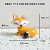 Zibo Vidro Puro Artesanal Raposa Fofa Desenho Animado Animal Enfeites Decoração de Vidro Estudo Sala de Estar Estilo Ins Presente