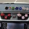 Nuevo coche coche interior creativo aire acondicionado perfume salida de aire decoración femenina diamantes de imitación Cisne coche interior aromaterapia