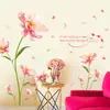 (Nua) Adesivos de Parede de Flores Criativas Papel de Parede Romântico para Sala de Estar Parede da TV Autoadesivo Quarto Aconchegante Parede ao Lado da Cama