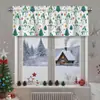 Cortinas de ventana temáticas de nieve para uso diario transfronterizo, cortinas navideñas para el hogar, decoraciones navideñas para la cocina, decoraciones para fiestas navideñas